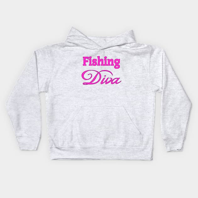 Fishing Diva Kids Hoodie by Naves